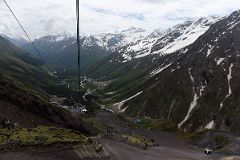 02G Looking Back At Azau Village And Baksan Valley From Cable Car To Krugozor Station 3000m To Start The Mount Elbrus Climb